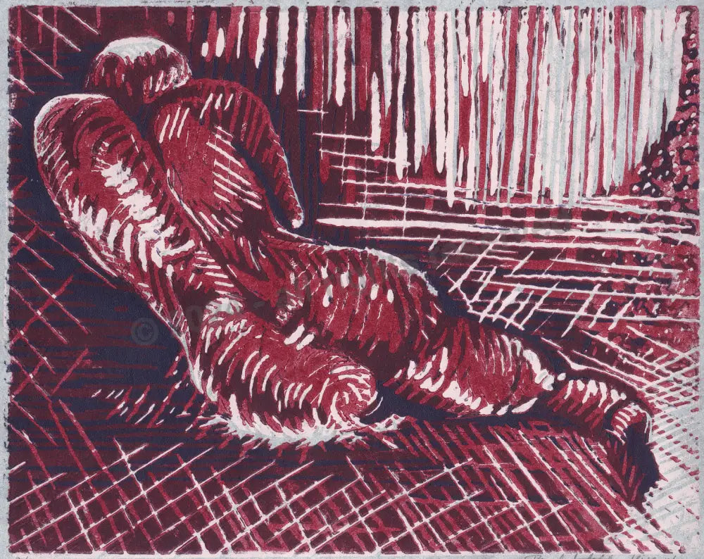 Nude - Lino Cut